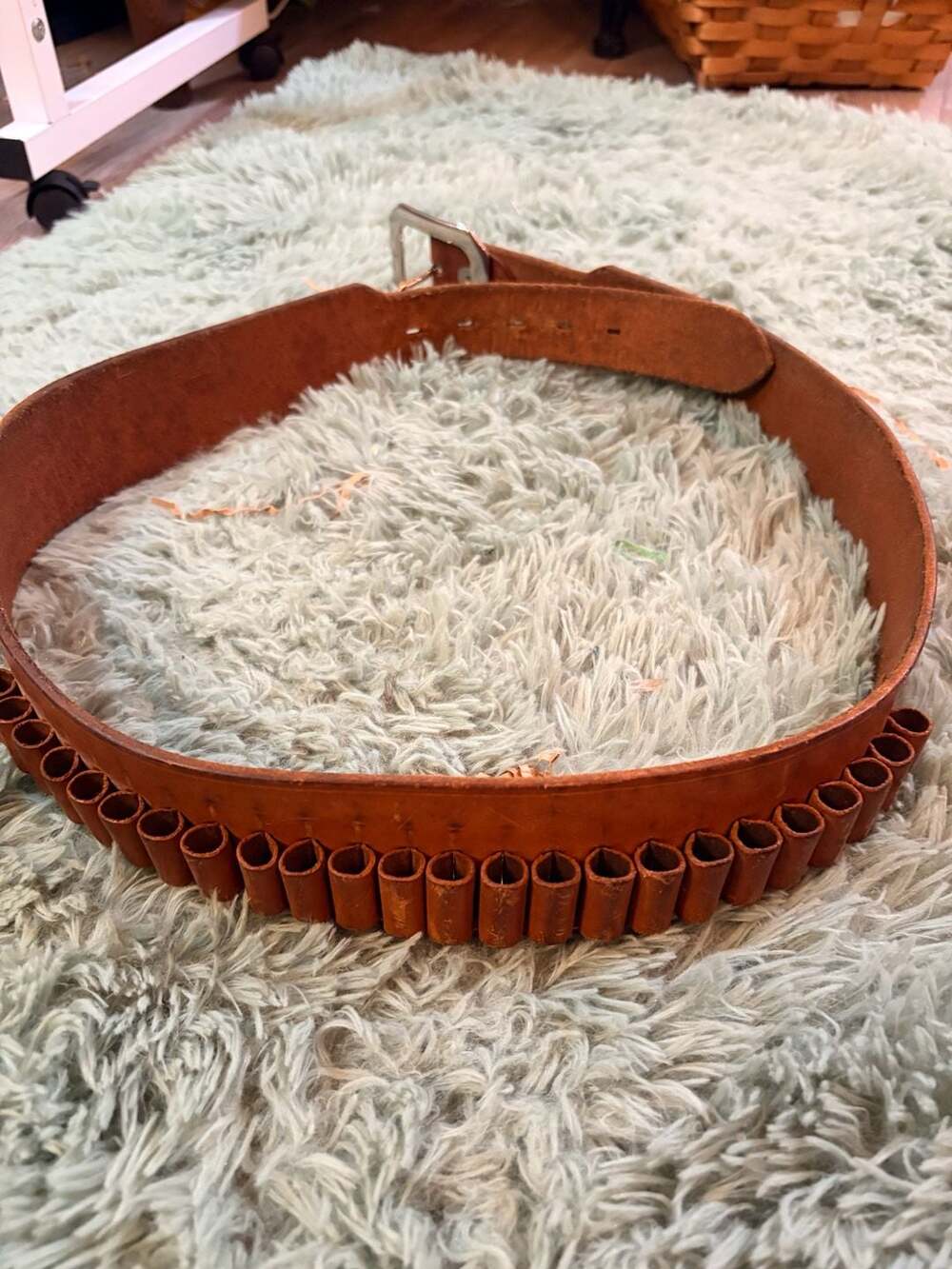 Bianchi B15 Leather Cartridge Belt .38/.357 Caliber Size 38